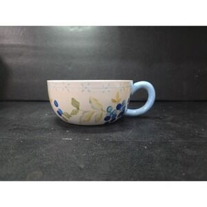 Tracy Porter Hand Painted‎ Jumbo Mug, Blueberries Annette, Coffee Mug, Soup Mug